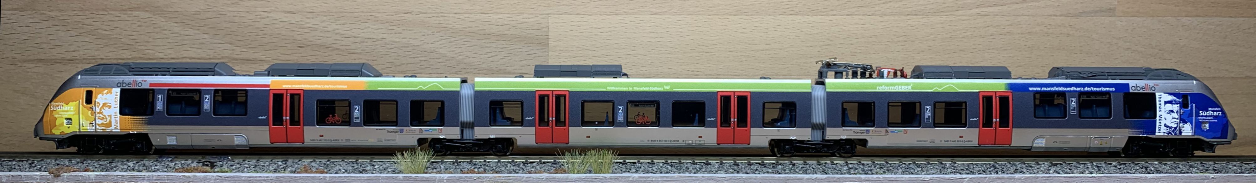 Modellbahn Triebwagen Abellio Talent Piko Spurweite TT