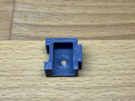Halterung für WAGO 221 Klemmen mit Anreihnoben - Farbe Grau