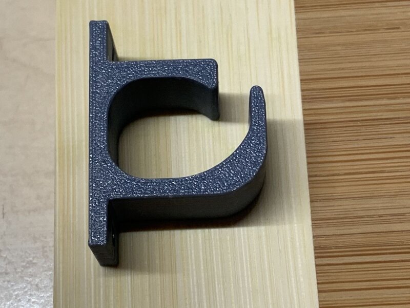 LAN-Kabelhalterung für Modellbahn-Anlagen – 3D-Druck PETG – Grau