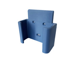 Halterung V1 für den LoDi-Con Handregler - Blau ( Durchscheinend ) - Breite 84mm Blau