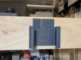 Halterung V1 für den LoDi-Con Handregler - Grau - Breite 84mm